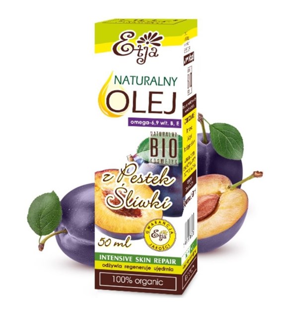 Etja, Naturalny olej z pestek śliwki, 50 ml