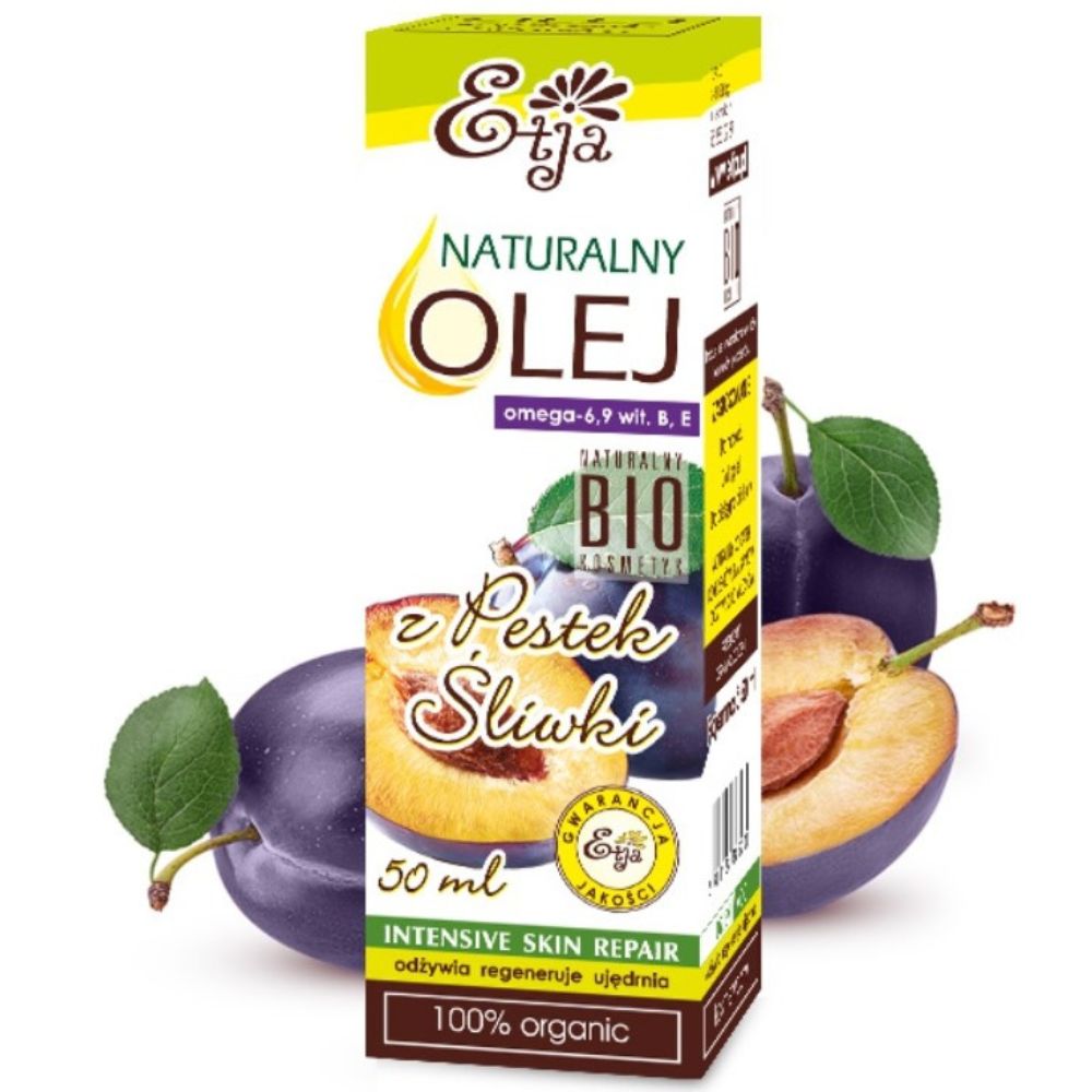 Etja, Naturalny olej z pestek śliwki, 50 ml