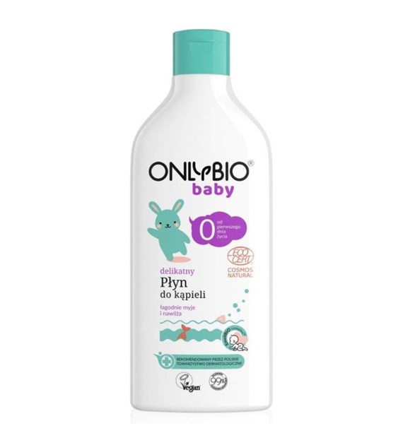 Only Bio, Delikatny płyn do kąpieli od pierwszego dnia życia, 500 ml