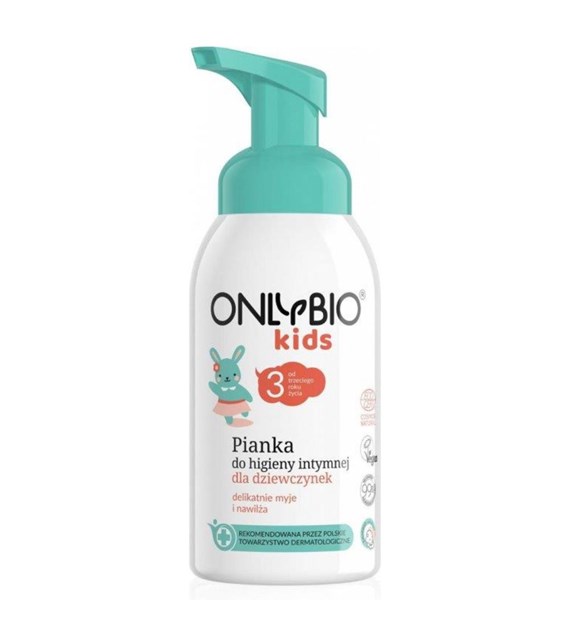 Only Bio, Pianka do higieny intymnej dla dziewczynek, 300 ml