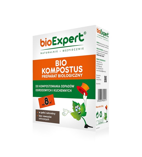 bioExpert, BIO Kompostus, Preparat biologiczny do kompostowania odpadów, 500 g