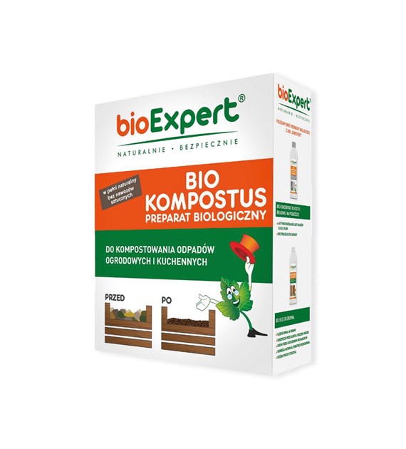 bioExpert, BIO Kompostus, Preparat biologiczny do kompostowania odpadów, 500 g