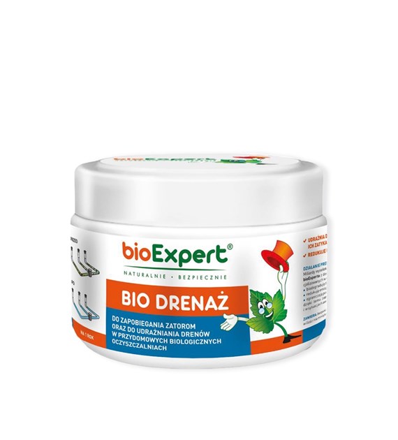 bioExpert, BIO Drenaż do zapobiegania zatorom oraz do udrażniania drenów, 250 g