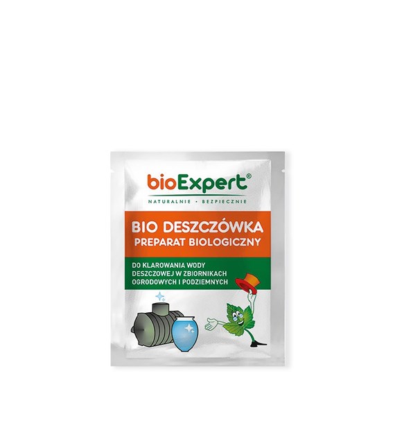 bioExpert, BIO Deszczówka, Preparat biologiczny do klarowania wody deszczowej, 25 g