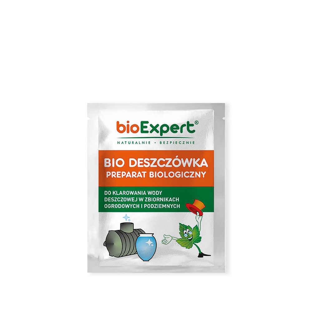 bioExpert, BIO Deszczówka, Preparat biologiczny do klarowania wody deszczowej, 25 g