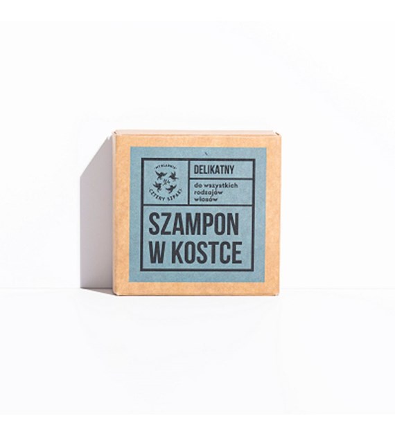 Cztery Szpaki, Delikatny szampon w kostce, 75 g