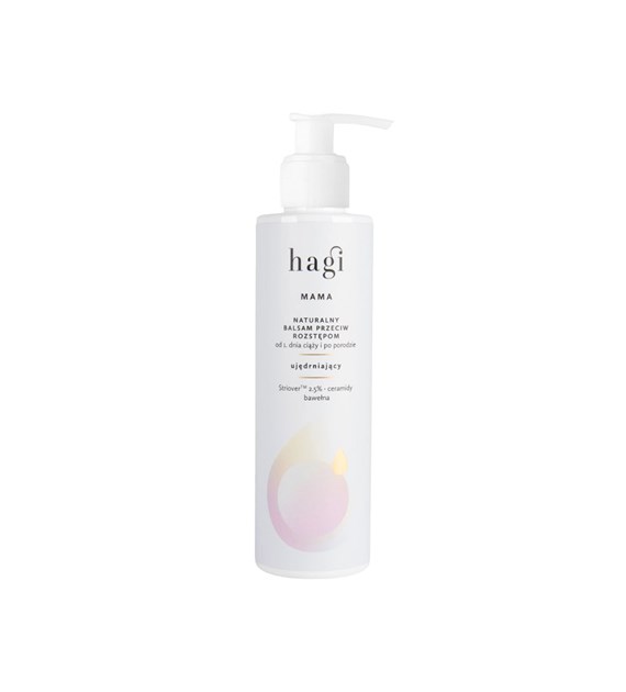 Hagi, MAMA, Naturalny balsam przeciw rozstępom dla kobiet od 1 dnia ciąży, 200 ml