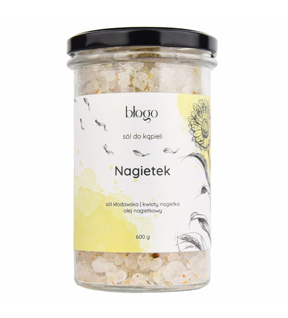 Błogo, Sól do kąpieli Nagietek, 600 g