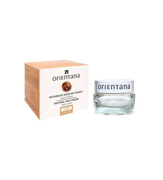 Orientana, Naturalny krem do twarzy ze śluzem ślimaka, 50 ml