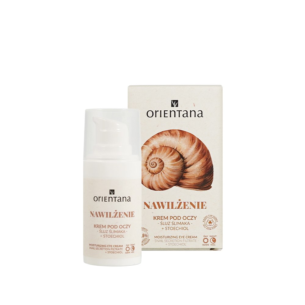 Orientana, Naturalny krem pod oczy ze śluzem ślimaka, 15 ml