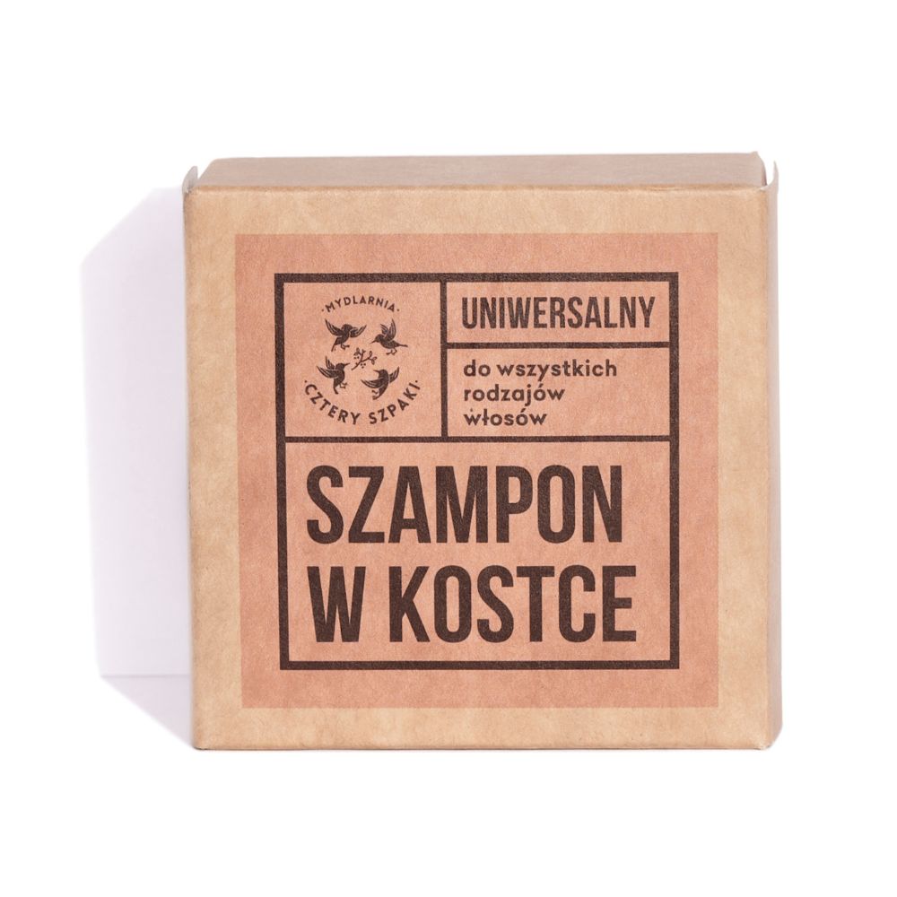 Cztery Szpaki, Uniwersalny szampon w kostce, 75 g