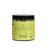 HAGI, Naturalny scrub do ciała z olejem konopnym i makadamia, 280 g