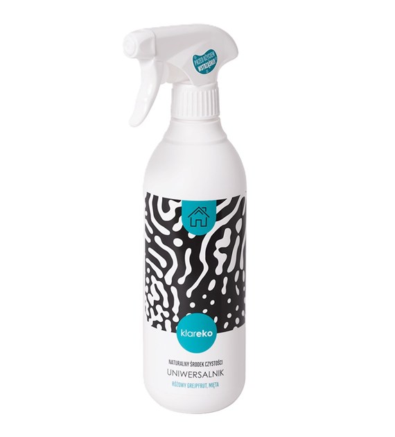 Klareko, Uniwersalnik, Uniwersalny płyn czyszczący, Grejpfrut i Mięta, 500 ml