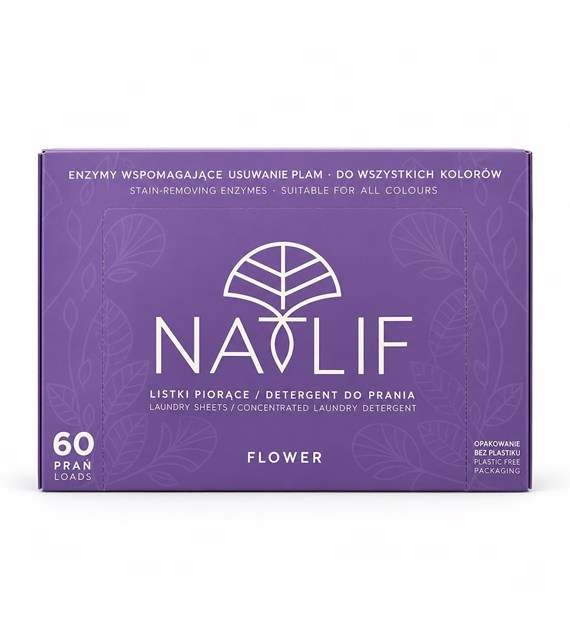 Natlif, Listki do prania, biodegradowalne, Leśny, 60 prań