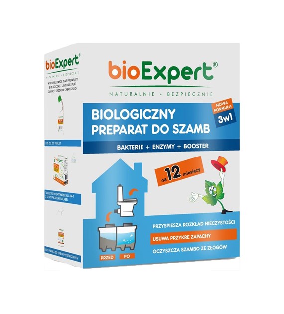 bioExpert, Biologiczny preparat do szamb 3w1, 1 kg