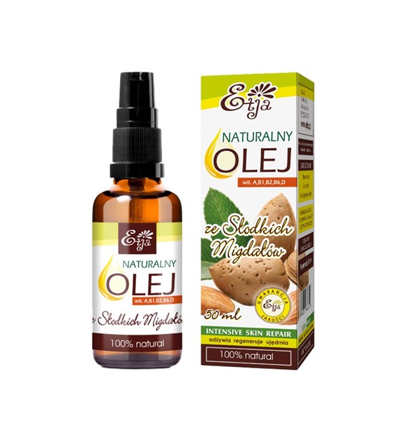 Etja, Naturalny olej ze Słodkich Migdałów, 50 ml