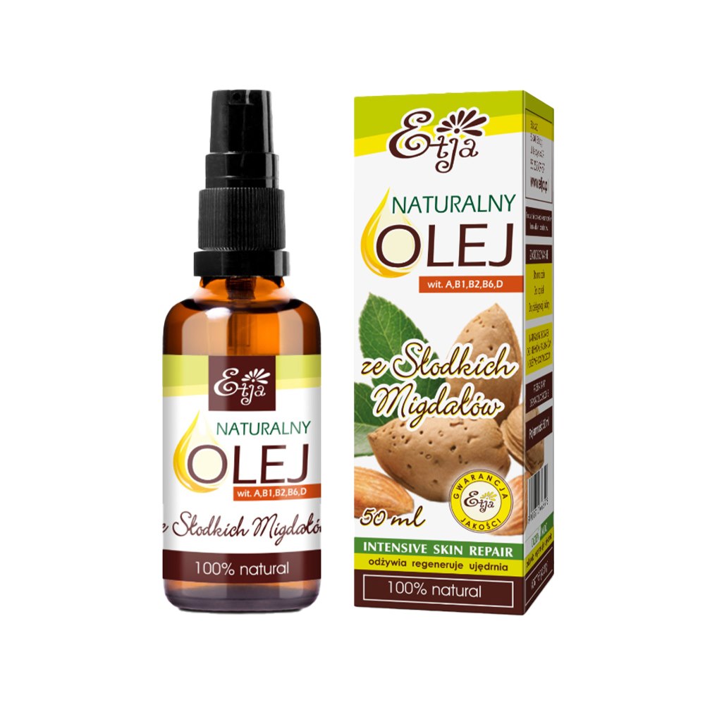 Etja, Naturalny olej ze Słodkich Migdałów, 50 ml
