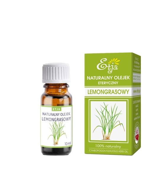 Etja, Naturalny olejek eteryczny lemongrasowy, 10 ml
