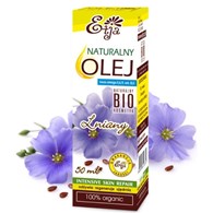 Etja, Naturalny olej lniany BIO (kwas omega-3,6,9, witamina B,E), 50 ml