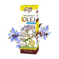 Etja, Naturalny BIO olej z ogórecznika lekarskiego (kwas omega6, witamina E., GLA), 50 ml