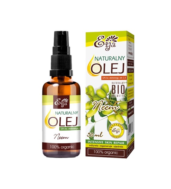 Etja, Olej Neem z Miodli Indyjskiej, 50 ml