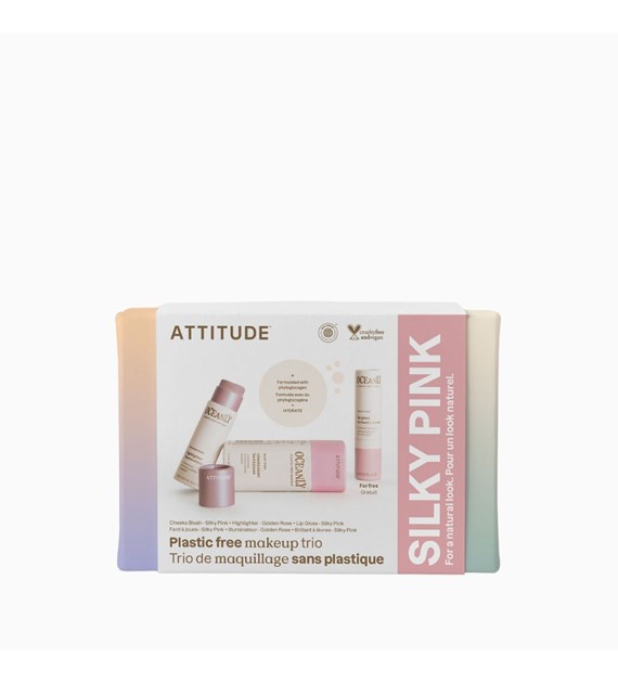 Attitude Oceanly, Zestaw Silky Pink, 3 produkty