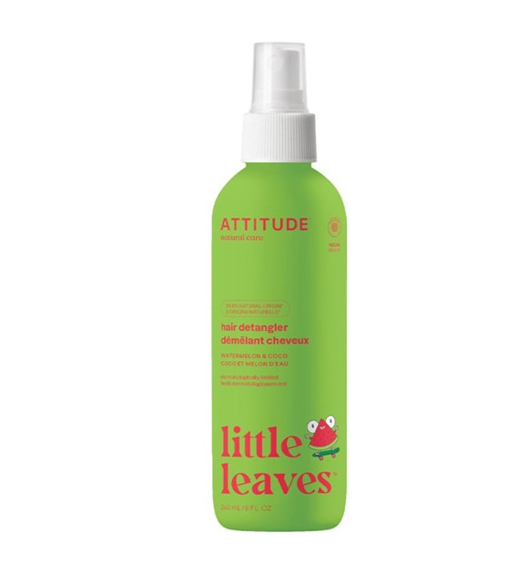 Attitude LITTLE LEAVES™, Spray do rozczesywania włosów o zapachu arbuza i kokosa, 240 ml