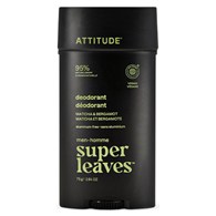Attitude SUPER LEAVES,  Dezodorant w sztyfcie, dla mężczyzn - Matcha i bergamotka, 75 g
