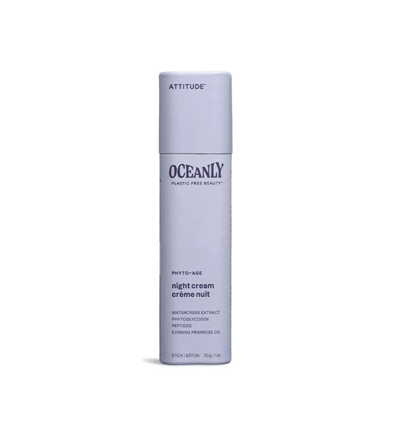 Attitude, Oceanly Phyto-Age, Krem na noc w sztyfcie, 30 g