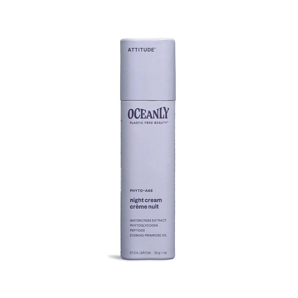 Attitude, Oceanly Phyto-Age, Krem na noc w sztyfcie, 30 g