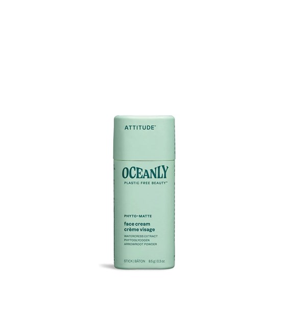 Attitude, Oceanly Phyto-Matte, Krem do twarzy w sztyfcie, MINI, 8,5g