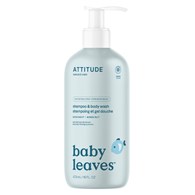 Attitude BABY LEAVES,  Żel 2w1 do mycia ciała i włosów, 240 ml