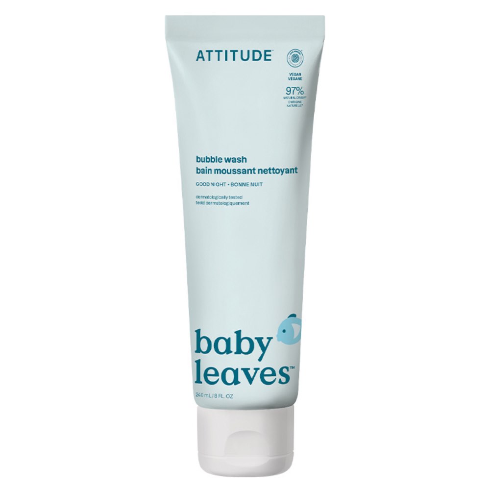 Attitude BABY LEAVES, Płyn do kąpieli bąbelkowej, 240 ml