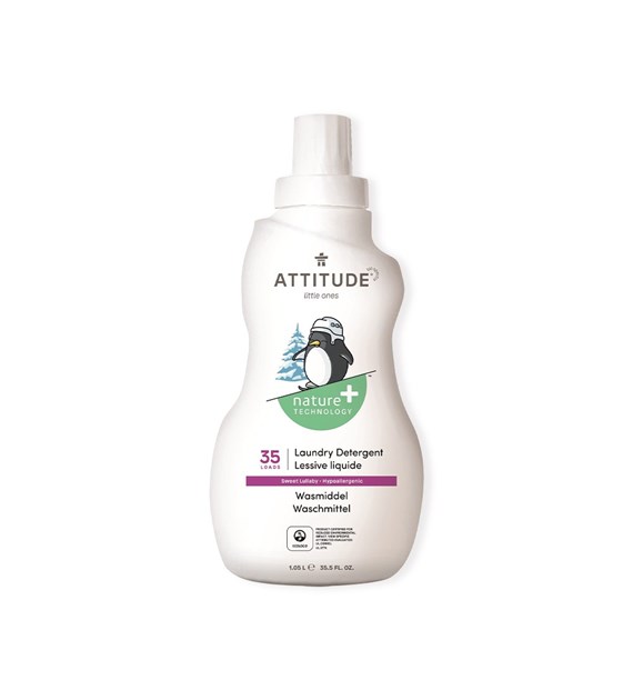 Attitude BABY LEAVES™, Sweet Lullaby, Płyn do prania ubranek dziecięcych, 1050 ml