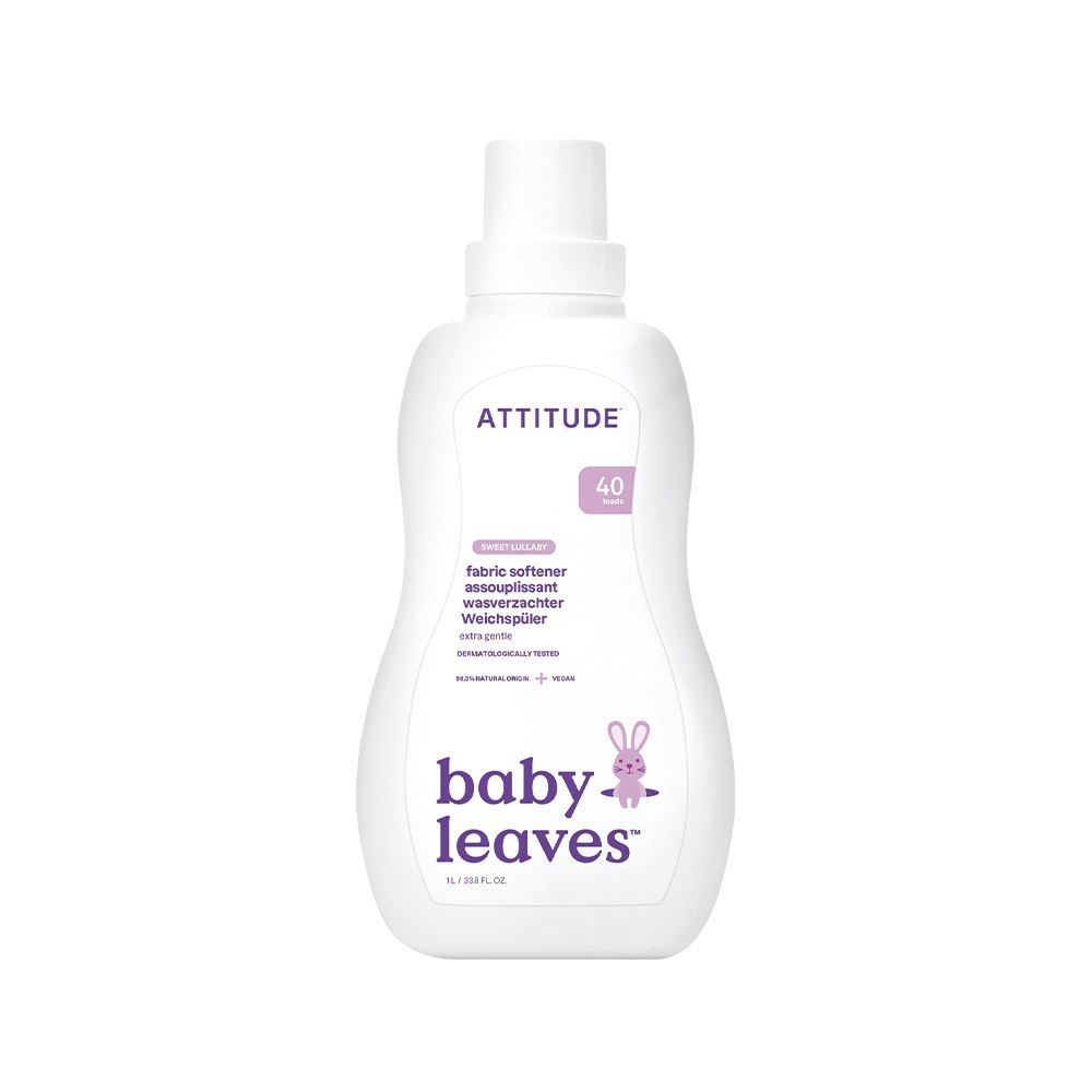 Attitude BABY LEAVES™, Sweet Lullaby, Płyn do płukania ubranek dziecięcych, 1L