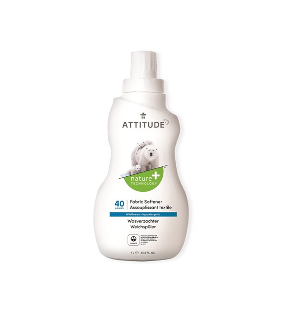 Attitude NATURE+, Płyn do płukania tkanin o zapachu polnych kwiatów, 1040 ml