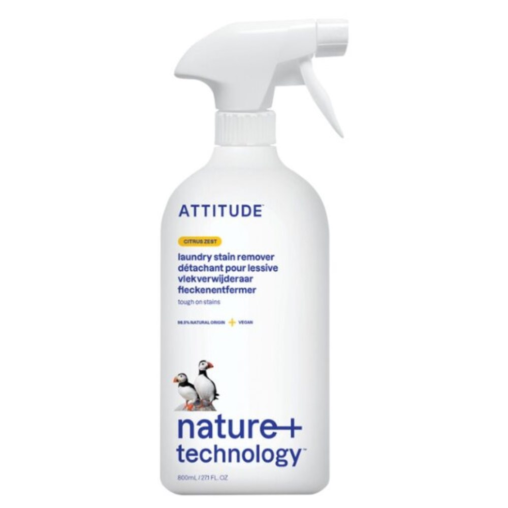 Attitude NATURE+, Odplamiacz do tkanin, o zapachu cytrusowym,  800 ml