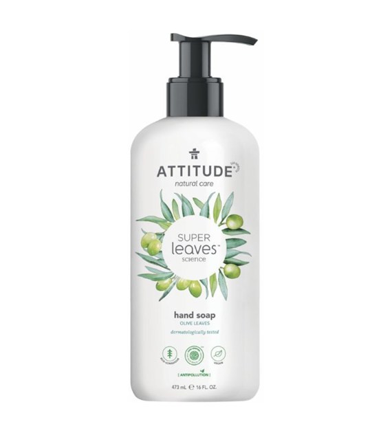 Attitude SUPER LEAVES™, Mydło do rąk w płynie o zapachu liści oliwnych, 473 ml