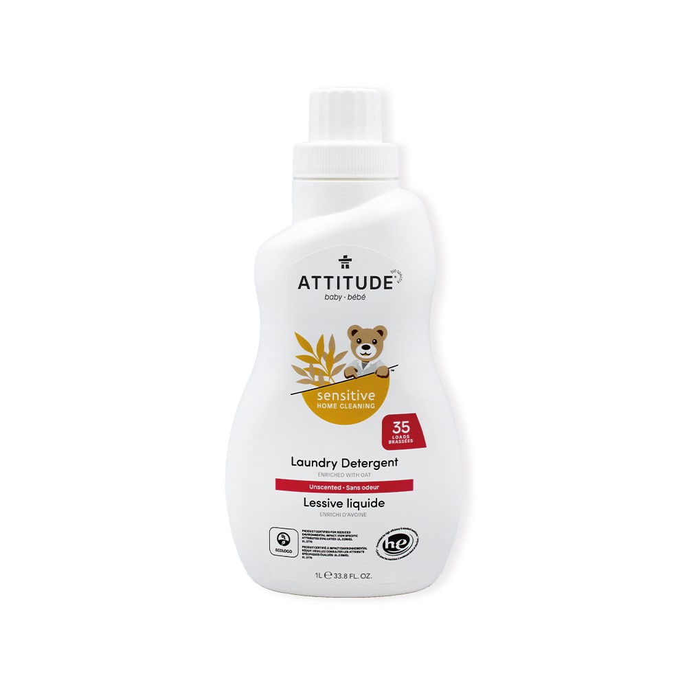 Attitude SENSITIVE SKIN BABY, Delikatny płyn do prania ubranek dziecięcych, 1L