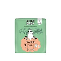 MOOMIN Baby, Pieluszki 3 MIDI 5-8 kg, 48 szt. EKO