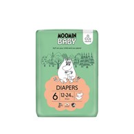 MOOMIN Baby, Pieluszki 6 JUNIOR (12-24kg), 34 szt. EKO