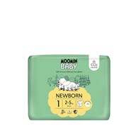 MOOMIN Baby, Pieluszki 1 NEWBORN 2-5 kg, 25 szt. EKO