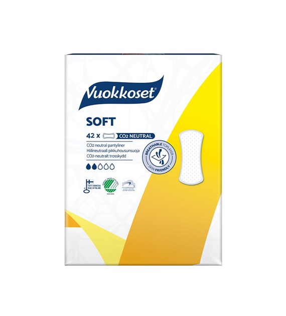 Vuokkoset, SOFT, Wkładki higieniczne, 42 szt.