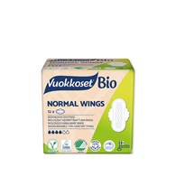 Vuokkoset, BIO, NORMAL WINGS, Podpaski ze skrzydełkami, 12 szt.