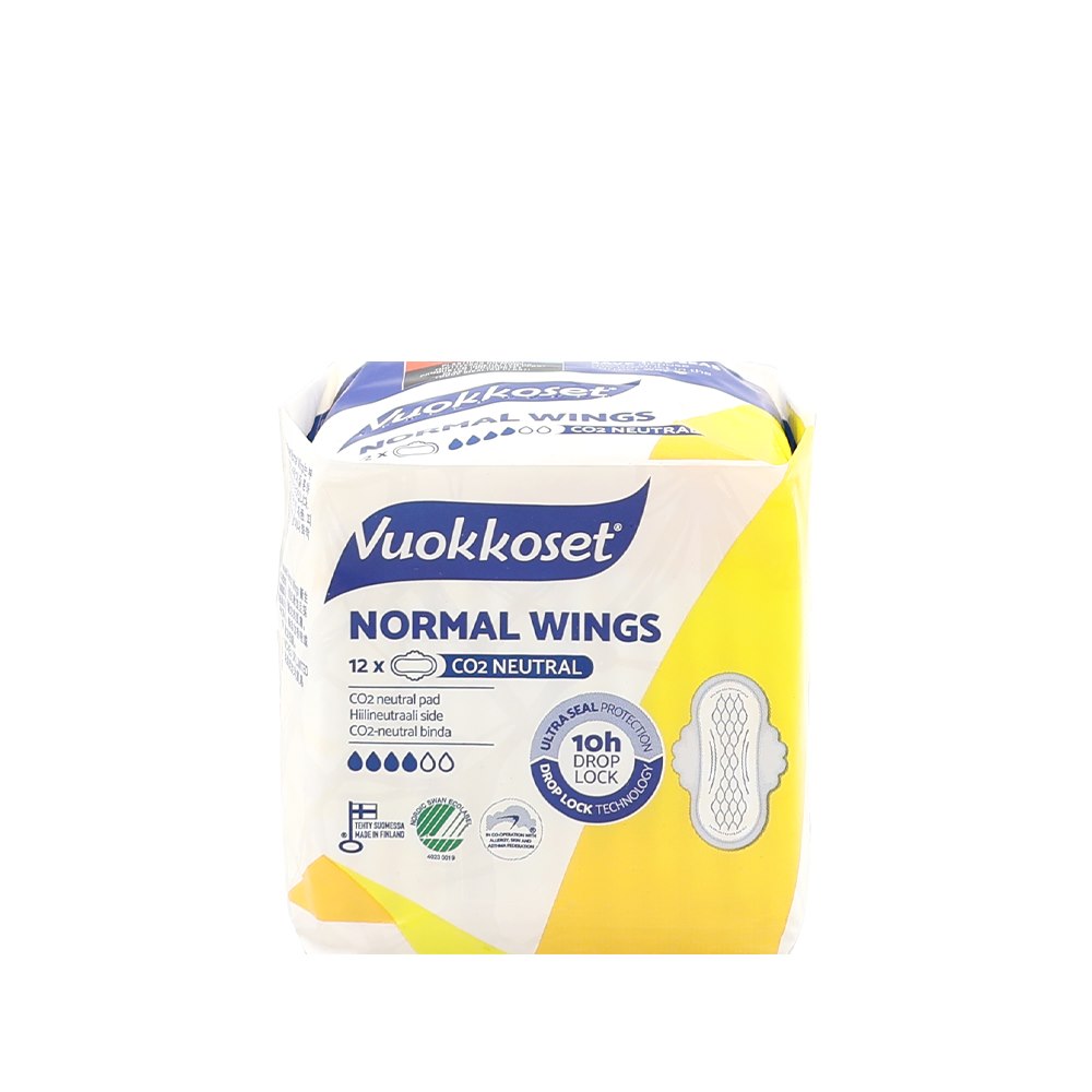 Vuokkoset, NORMAL WINGS, Podpaski ze skrzydełkami, 12 szt.