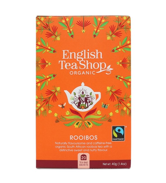 English Tea Shop, Herbata Rooibos, 20 saszetek