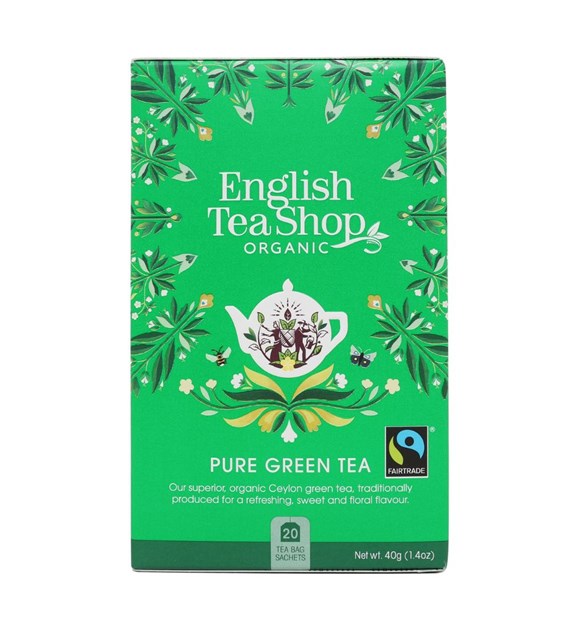 English Tea Shop, Herbata Pure Green Tea, 20 saszetek