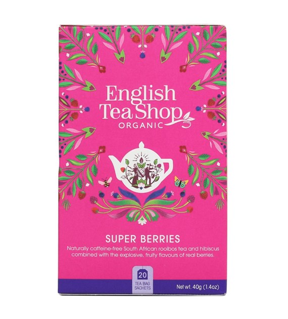 English Tea Shop, Herbata Super Berries, 20 saszetek