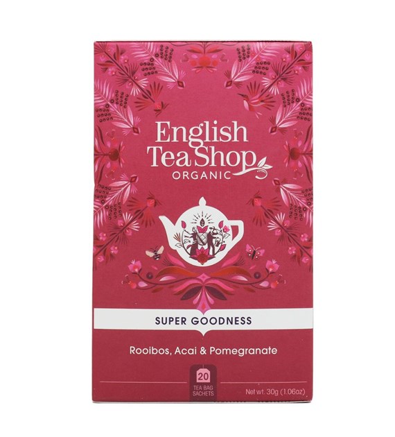 English Tea Shop, Herbata Rooibos, Acai & Pomegranate, 20 saszetek