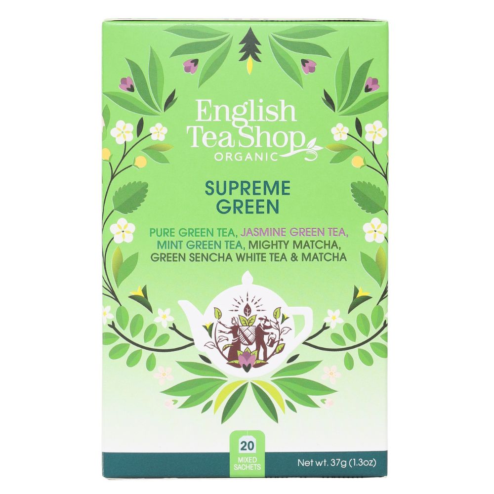 English Tea Shop, Herbata Mix Smaków, SUPREME GREEN, 37g